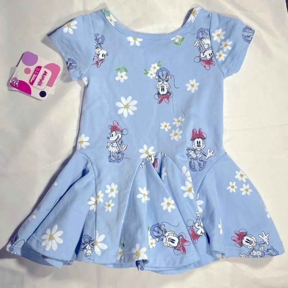 Disney Junior Minnie Mouse Baby Character Dress Blue Size 12M